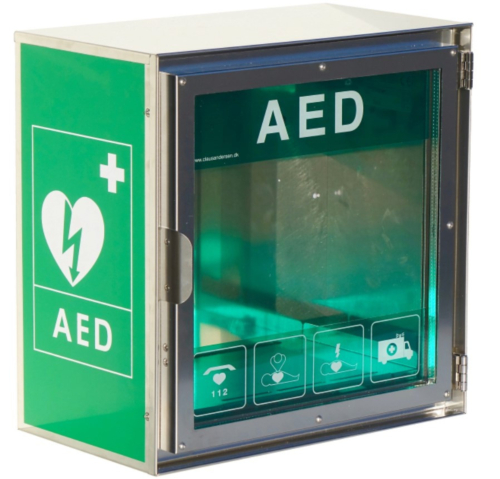 Claus Andersen outdoor defibrillator cabinet 