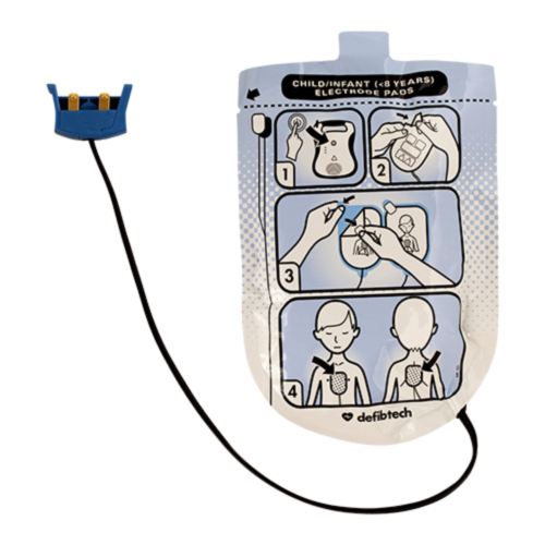 Defibtech Lifeline and Lifeline Auto Paediatric electrode pads - 9725