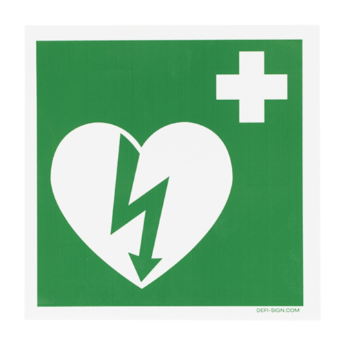 DefiSign AED Ilcor sign - 5015