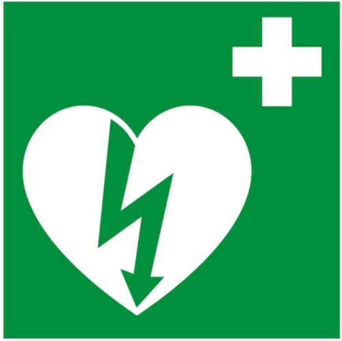 DefiSign AED Ilcor sign - 3661