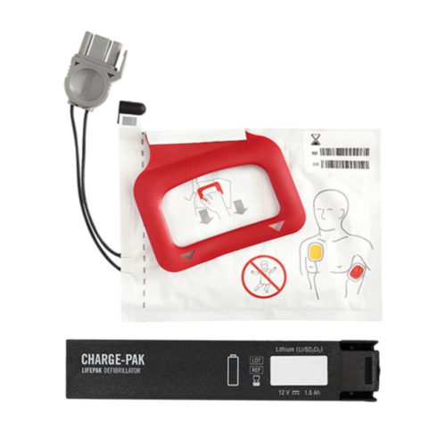 Physio-Control CHARGE-PAK Ραβδί φόρτισης και ένα σετ ηλεκτροδίων Quickpak για ενήλικες - 11299