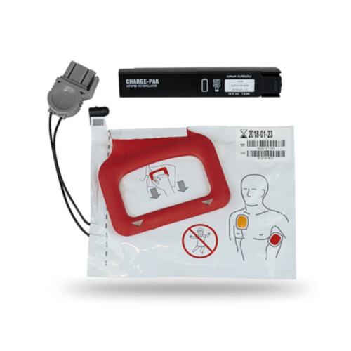Physio-Control CHARGE-PAK Ραβδί φόρτισης και ένα σετ ηλεκτροδίων Quickpak για ενήλικες - 5792