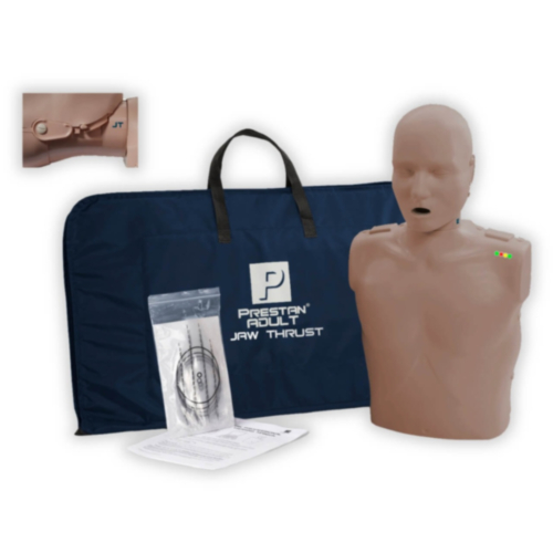 Prestan Adult Jaw-Thrust CPR manikin (Dark Skin) 