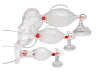 Ambu SPUR II adult respiratory balloon with detachable oxygen reservoir